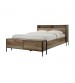 Mascot Queen With Storage Particle Board Bed Frame in Oak Colour